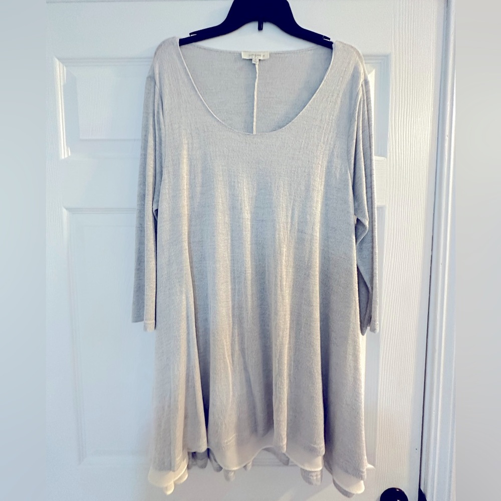 Umgee tunic - light grey XL